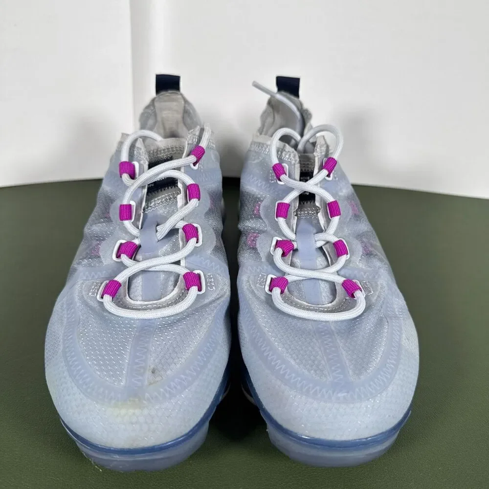 Nike Air VaporMax 2019 Shoes Womens Size 5.5 Gray Purple Running AR6632-023